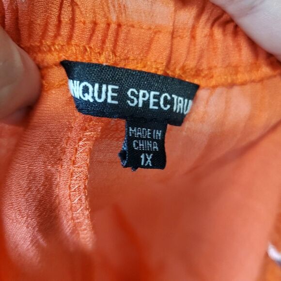 Unique spectrum off shoulder ruffle sleeve top - Picture 3 of 7